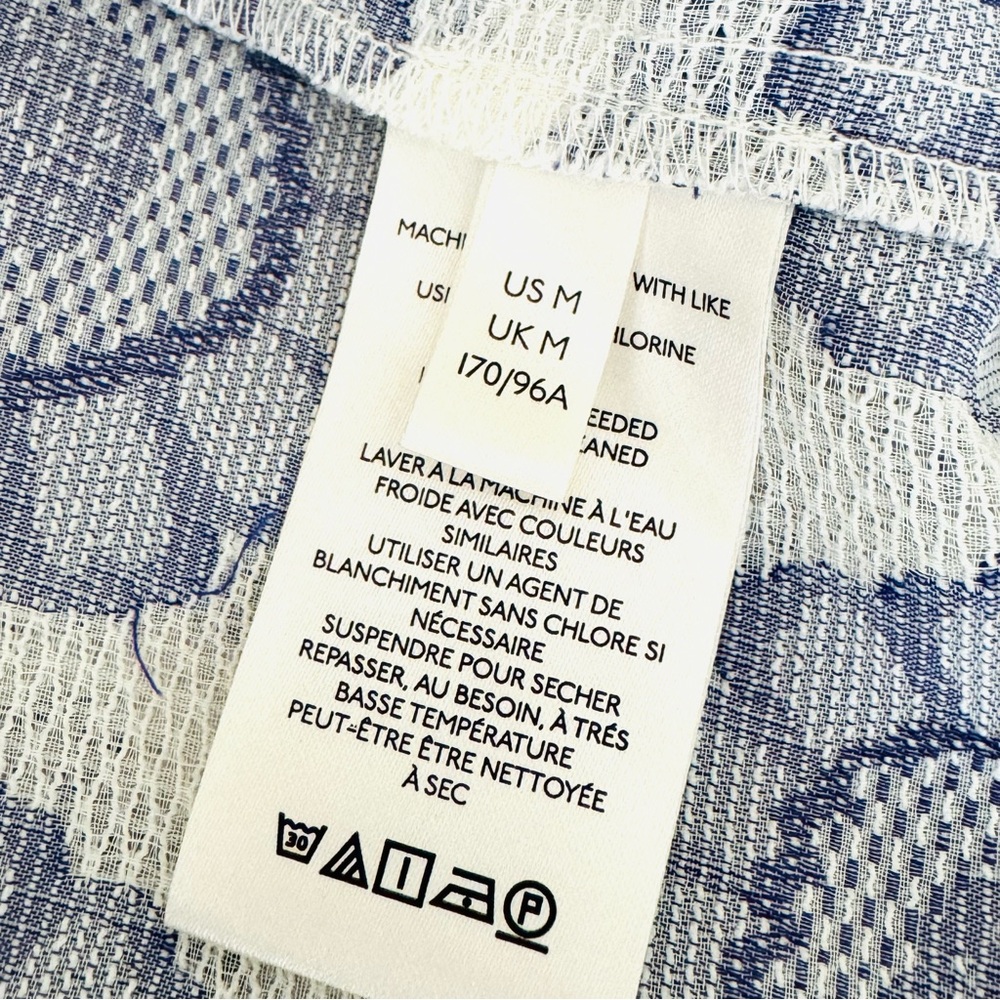 Anthro Maeve Gioia Textured Lace Top M - Picture 9 of 13